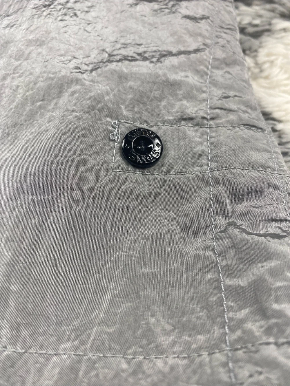 Used Stone Island Nylon Metal Swimming Trunk Pockets Sz M Missing Logo Patch